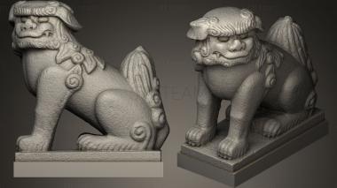 3D model sphinks chinese (STL)